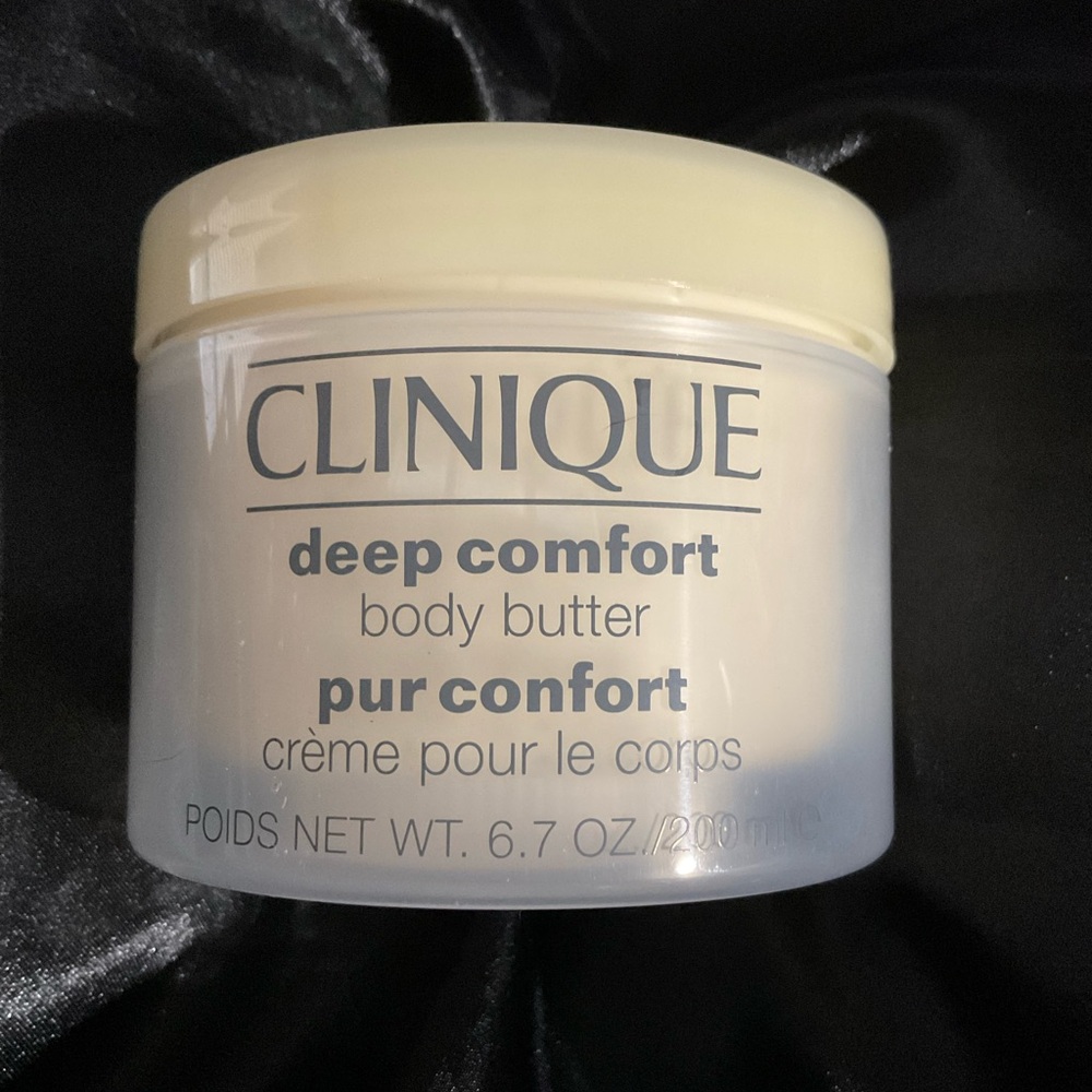 Clinique Deep Comfort Body Butter - Cream and White